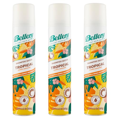 Bellery Shampoo Secco Tropical 200Ml, 200Ml
