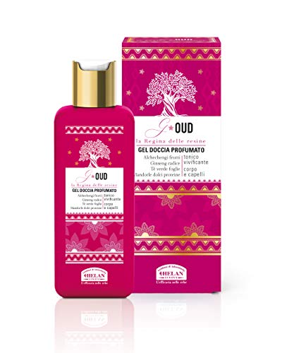 Helan, G-Oud, Shampoo E Bagnoschiuma, Docciaschiuma Gel Profumato Con Mandorle Dolci - Bagno Schiuma Delicato E Naturale Corpo E Capelli - Doccia Sham