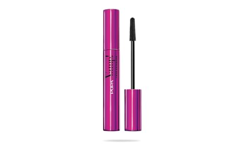 Pupa Mascara Vamp! Lash Extender (Colore Extra Black) Effetto Volume Estensione 3D Ciglia Amplificate E Liftate - Formula Con Olio Di Ricino Che Nutre