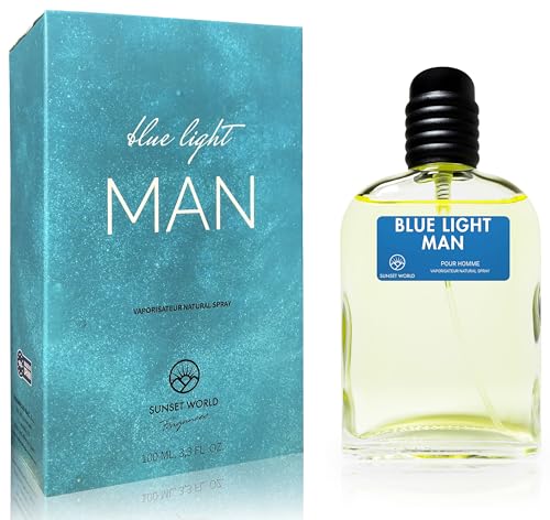 Blue Light Man Acqua Di Colonia Intense 100 Ml. Compatibile E Ispirato A Light Blue, Profumo Ai Feromoni Per Uomo, Profumi Equivalenti Uomo