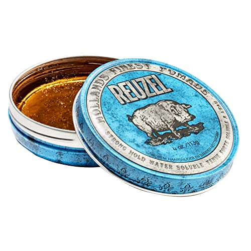 Reuzel Strong Hold Pomade, Blue, 4 Oz By Reuzel
