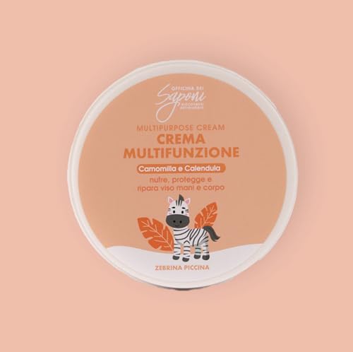Officina Dei Saponi Crema Multifunzione Bambini Camomilla E Calendula Vegana 150 Ml