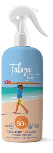 Taboga Medieterranean Sun, Latte Solare Spary, Made In Italy, 250Ml (Spf 50+ Kids)