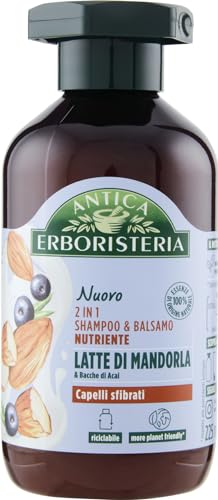 Antica Erboristeria - 2In1 Shampoo & Balsamo Nutriente Al Latte Di Mandorla Per Capelli Sfibrati - 225Ml