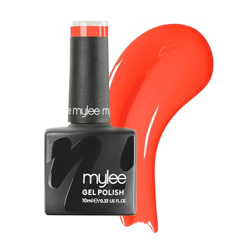 Mygel By Mylee Smalto Gel Semipermanente 10 Ml [Piping Hot ] Uv/Led Nail Art Manicure Pedicure Per Uso Professionale E Domestico - Lunga Durata E Faci