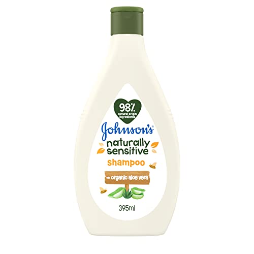 Johnson'S Baby Shampo, Naturally Sensitive, Per Pelli E Capelli Sensibili, Ingredienti Naturali, 395Ml