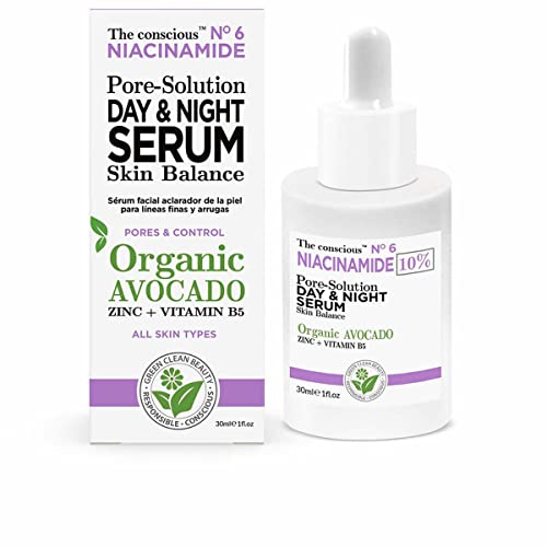 The Conscious Niacinamide Pore-Solution Day & Night Serum Organic Avocado 30 Ml Mujer