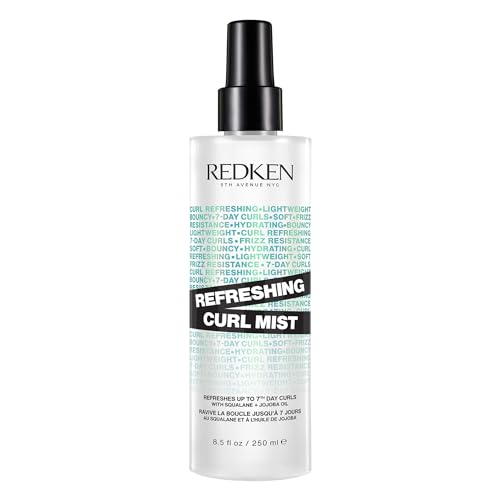 Redken, Spray Per Capelli Ricci, Rivitalizza & Idrata I Ricci, Senza Risciacquo, Arricchito Con Olio Di Jojoba & Squalano, Capelli Ricci, Mossi & Cres