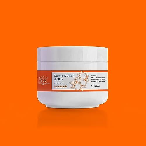 Crema Con Urea 30% Maxi Formato 500 Ml Per Cicatrici Eczemi,Cheratosi Psoriasi Eruzioni Cutanee. Pelle Secca Screpolata Rimuove Cicatrici, Ferite Prod
