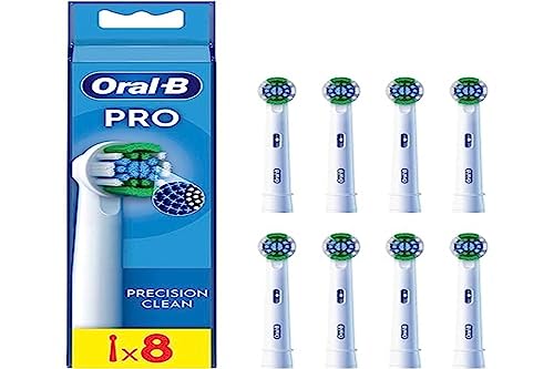 Oral-B Pro Precision Clean Spazzole Per Spazzolino Elettrico, Confezione Da 8 Unità