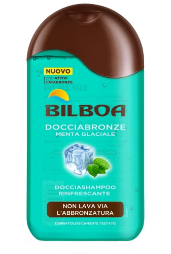 Bilboa, Docciabronze Nutriente, Doccia Shampoo Con Oil Carrot Per Corpo E Capelli, Idrata La Pelle E Non Toglie L'Abbronzatura, Dermatologicamente Tes