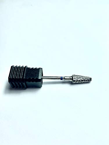 Staleks Pro Punta Per Fresa In Metallo Duro Per Unghie, Tipo "Cono", Durezza Blu, Diametro Testa 6 Mm/Parte Operante 14 Mm