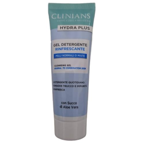 Clinians Hydra Plus Gel Detergente Rinfrescante Pelli Normali O Miste Formato Da Viaggio 50Ml