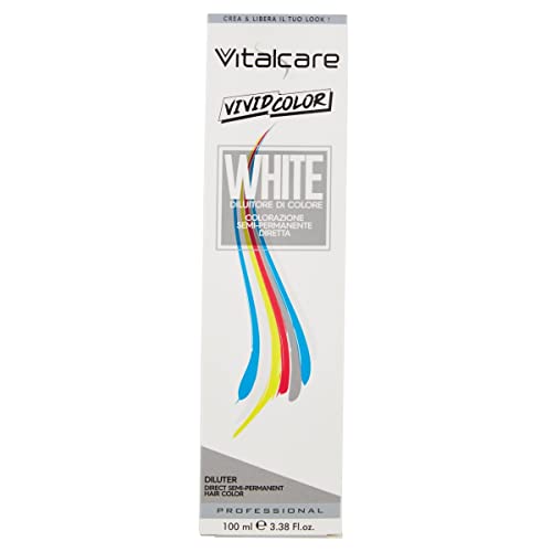 Vitalcare | Vivid - Colorazione Semipermanente Professionale, Diluitore Colorante Capelli, Tintura Diretta, Durata Fino A 20 Lavaggi, Capelli Morbidi,
