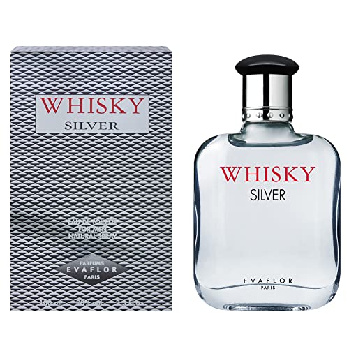 Whisky Silver • Eau De Toilette 100 Ml • Spray • Profumo Uomo • Evaflorparis