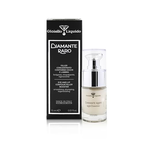 Filler Concentrato Contorno Occhi & Labbra Azione Riempitiva Con Polvere Di Diamante, Antirughe Idratante Rimpolpante Imperfezioni Della Pelle 15 Ml