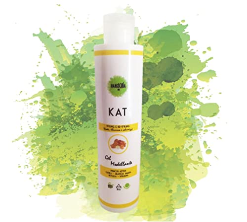 Anarkhia Bio Kat Gel - Styling E Re-Styling Idrartante - Idro Modellante Con Katira, Arancia Amara E Spirulina, Nutriente E Condizionante, Volumizzant