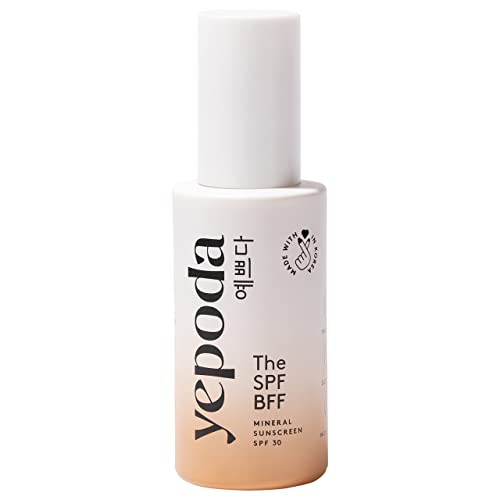 Yepoda Crema Solare Giorno Colorata – The Spf Bff - Con Fattore Di Protezione (Spf 30), Zinco Minerale Con Aloe Vera Idratante E Acido Ialuronico (50 