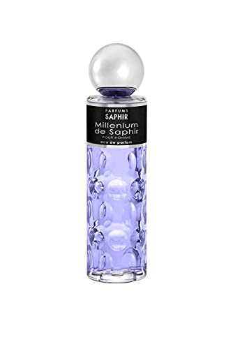 Parfums Saphir Millenium - Eau De Parfum Con Vaporizzatore Per Uomo, Color Nero, 200 Ml