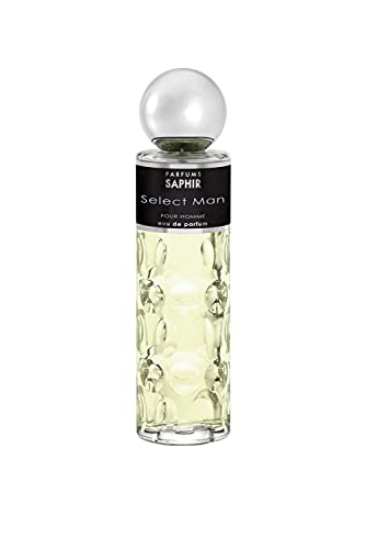 Parfums Saphir Select Man, Eau De Parfum Con Vaporizzatore Per Uomo, 200 Ml