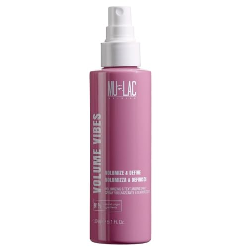 Mulac - Volume Vibes - Spray Capelli Volumizzante & Texturizzante Multiuso, Facilita Lo Styling, Con Fill & Volume Complex, Formula Oil Free, Non Unge