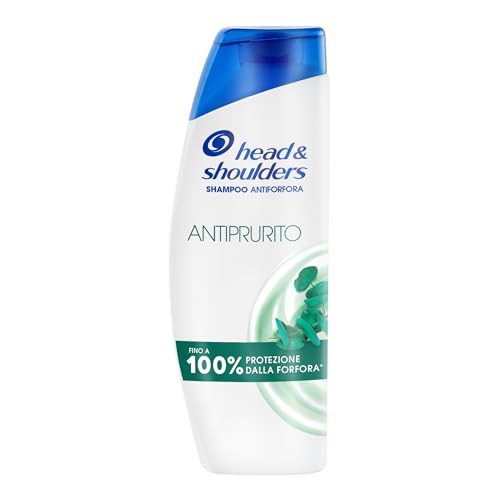 Head & Shoulders Shampoo Antiforfora Antiprurito 250Ml Per Uso Quotidiano. Fino Al 100% Di Protezione Dalla Forfora. Clinicamente Testato. Per Tutti I