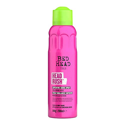 Tigi Head Rush Spray Per Capelli Lucenti, 200 Ml