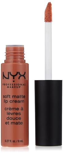 Nyx Professional Makeup Soft Matte Lip Cream, Finish Matte E Cremoso, Colore Extra-Pigmentato, Long Lasting, Tonalità: Abu Dhabi