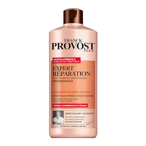 Franck Provost, Expert Reparation, Trattamento Districante Professionale Per Capelli Danneggiati, Effetto Riparatore, Con Estratto Di Moringa E Olio D