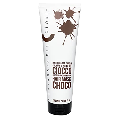 Compagnia Del Colore, Maschera Per Capelli Colorante Nutriente, Dona Riflessi Intensi E Brillanti, Maschera Dalla Consistenza Compatta, Morbida E Faci