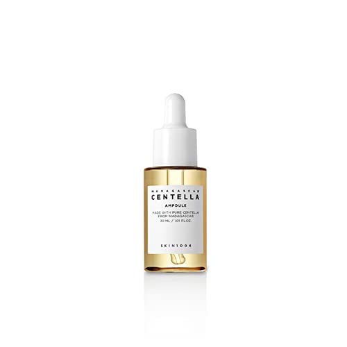 Skin1004 Madagascar Centella Asiatica Ampoule Facial Serum 30Ml, Soothes Acne Prone And Sensitive Skin