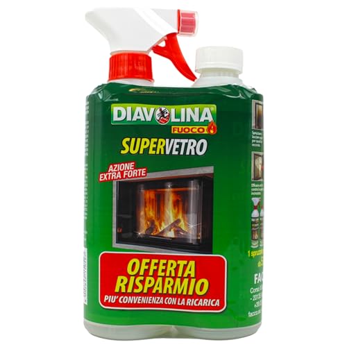 Webazar Diavolina Super Vetro Spray 500Ml + Ricarica 500Ml