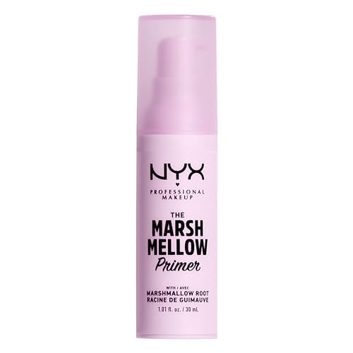 Nyx Professional Makeup The Marshmellow Primer, Base Per Makeup, Primer Versatile Per Un Incarnato Liscio E Uniforme, Radice Di Marshmallow E Chlorell