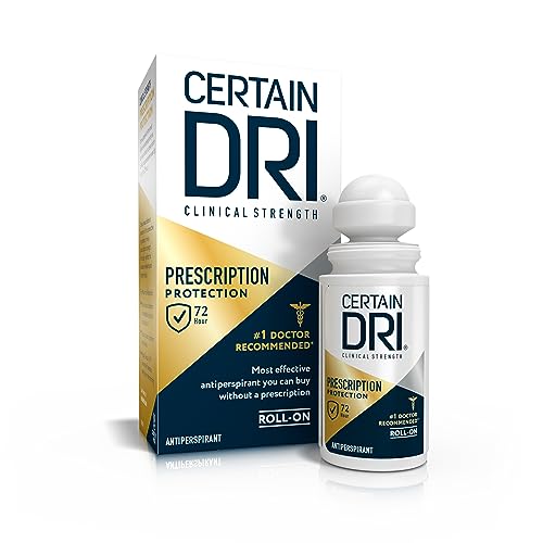 Certain Dri Anti-Perspirant, Roll-On, Prescrizione Strength, 1.2 Oz.
