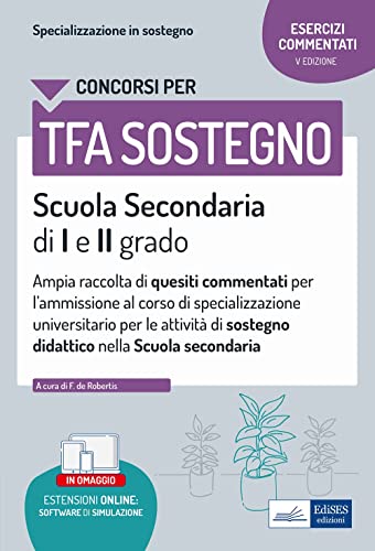 Esercizi Commentati Per Il Test Preliminare Del Concorso Tfa Sostegno Didattico Nella Scuola Secondaria