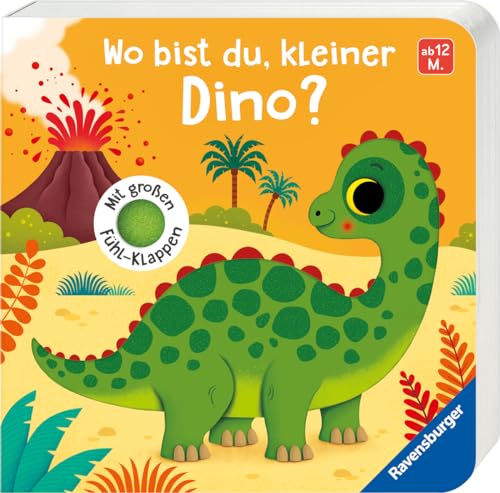 Wo Bist Du, Kleiner Dino?: Mit Großen Fühl-Klappen