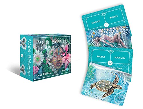 Water Blessings: 40 Full-Color Affirmation Cards