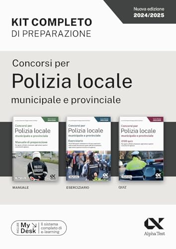 Concorsi Per Polizia Locale Municipale E Provinciale. Kit Completo Di Preparazione. Ediz. Mydesk. Con Contenuto Digitale Per Download E Accesso On Lin