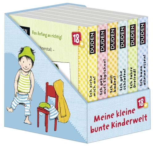 Duden 18+: Meine Kleine Bunte Kinderwelt (Würfel): 6 Mini-Bücher