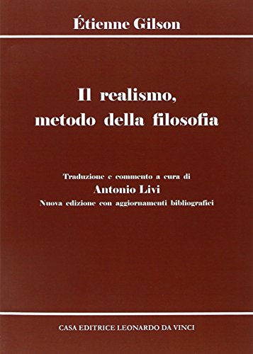 Il Realismo, Metodo Della Filosofia
