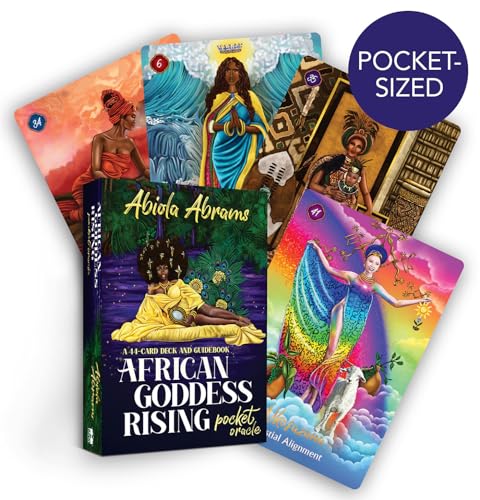 African Goddess Rising Pocket Oracle: A 44-Card Deck And Guidebook