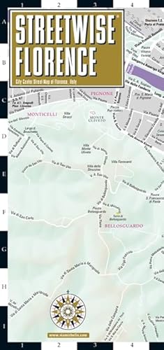 Streetwise Florence Map: City Center Street Map Of Florence, Italy