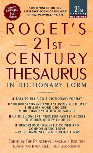 Roget'S 21St Century Thesaurus, Third Edition: The Essential Reference For Home, School, Or Office