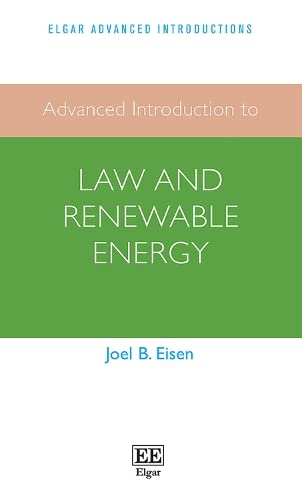 Advanced Introduction To Law And Renewable Energy