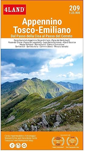 Appennino Tosco-Emiliano. 209 Dal Passo Della Cisa Al Passo Del Cerreto