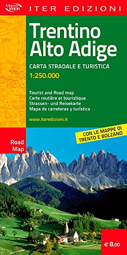 Trentino Alto Adige. Mappa Stradale E Turistica 1:250.000