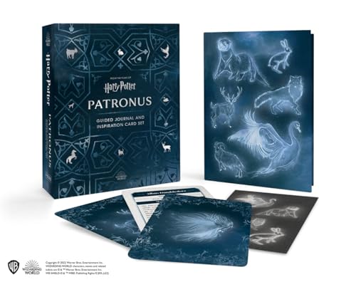 Harry Potter Patronus Guided Journal And Inspiration Card Set: Guided Journal And Correspondance Card Set