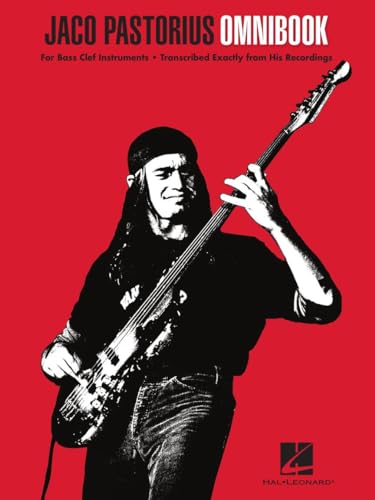 Jaco Pastorius Omnibook For Bass Clef Instruments Transcribed Exactly From His Recordings