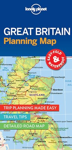 Lonely Planet Great Britain Planning Map [Lingua Inglese]