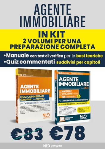 Kit Agente Immobiliare. Manuale + Quiz Commentati Suddivisi Capitolo Per Capitolo. Per L'Abilitazione Alla Professione. Con Espansione Online